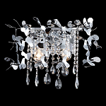 Бра с металлическими лепестками и хрустальными подвесками Leaf Cascade варинант исполнения - 2 | Loft Concept в Твери