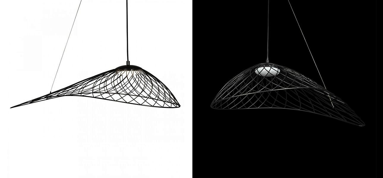 Светильник подвесной Friture Vertigo Pendant Black 75 см Светильник подвесной Friture Vertigo Pendant Black 75 см - Loft-Concept в Твери