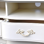 ТВ-тумба из массива дерева в стиле прованс Montmartre Provence TV Stand варинант исполнения - 3 | Loft Concept в Твери