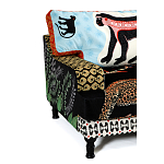 Большой Трехместный Диван с цветным принтом Qalakabusha Large Sofa варинант исполнения - 4 | Loft Concept в Твери