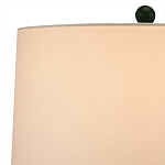 Настольная лампа зеленая с тканевым абажуром Splashes of Green Moss варинант исполнения - 3 | Loft Concept в Твери