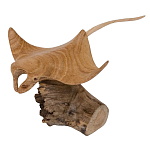 Статуэтка из дерева скат Animals of the World варинант исполнения - 1 | Loft Concept в Твери