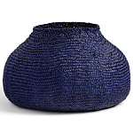 Корзина синяя Elewisa Wicker Basket варинант исполнения - 2 | Loft Concept в Твери