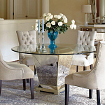 Стол обеденный круглый на зеркальном основании Spectacular Table варинант исполнения - 2 | Loft Concept в Твери