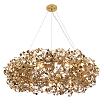 Люстра подвесная круглая с многочисленными металлическими круглыми элементами Terzani Argent варинант исполнения - 5 | Loft Concept в Твери