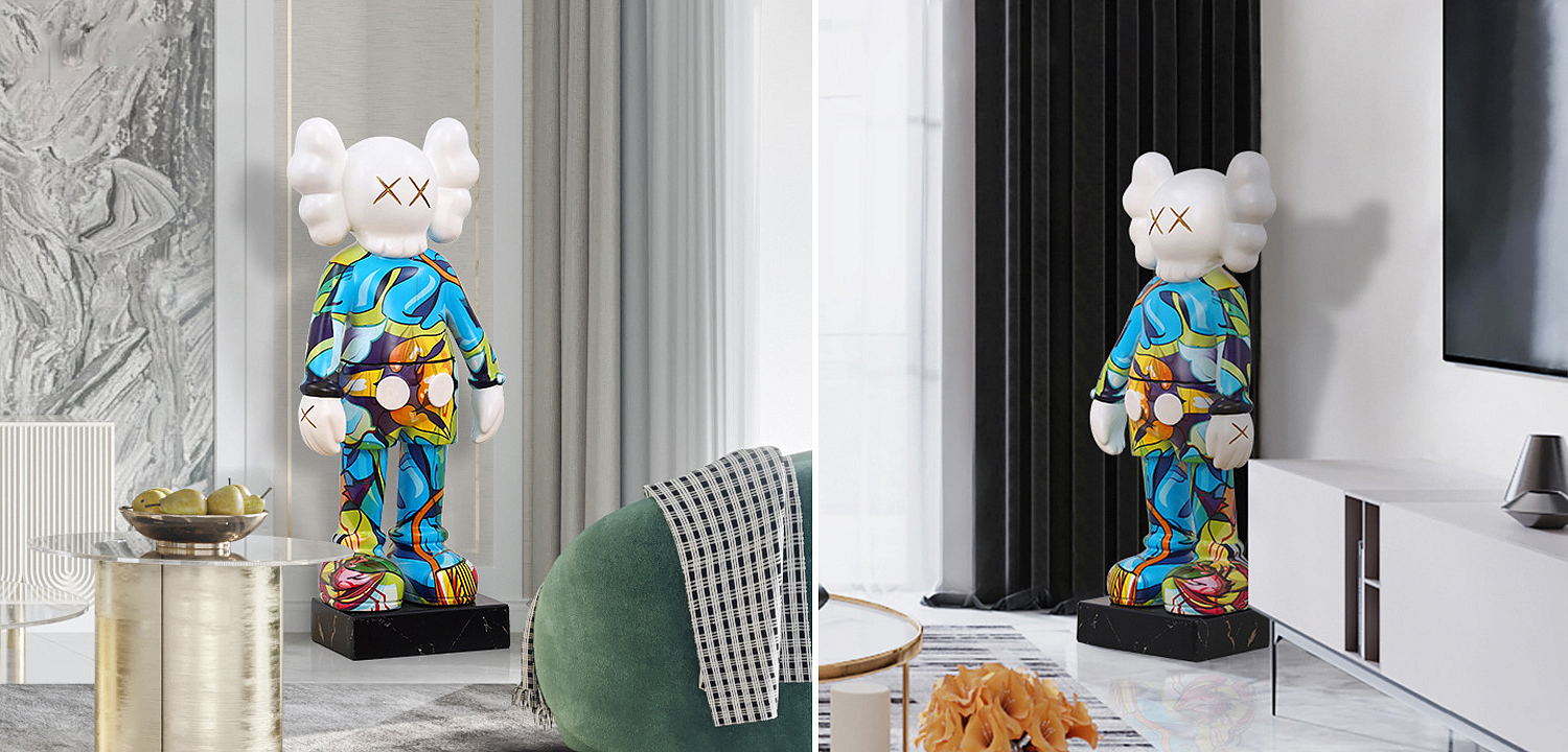 Статуэтка KAWS Painted on stand Статуэтка KAWS Painted on stand - Loft-Concept в Твери