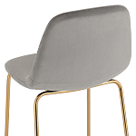 Барный стул на золотистых ножках VENDRAMIN Grey варинант исполнения - 7 | Loft Concept в Твери