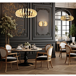 Люстра круглая с фактурными элементами в виде ракушек Inspired Sea варинант исполнения - 6 | Loft Concept в Твери