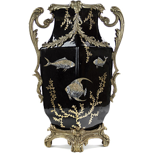 Фарфоровая ваза Gold Algae Fish Vase