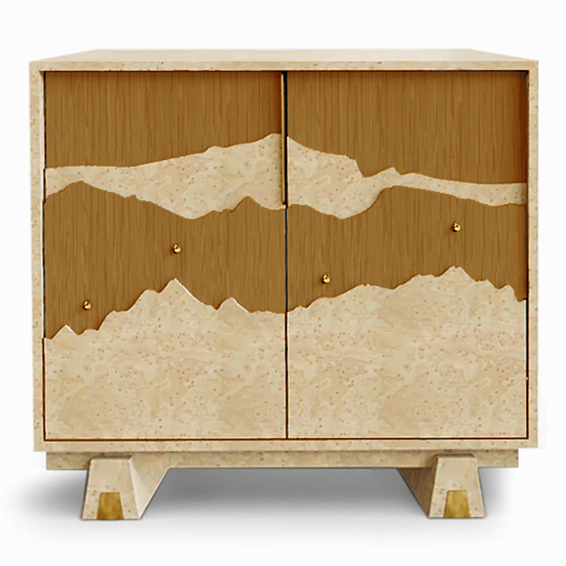 Буфет Okinawa Ginger Бежевый Горчичный Золотой в Твери | Loft Concept 