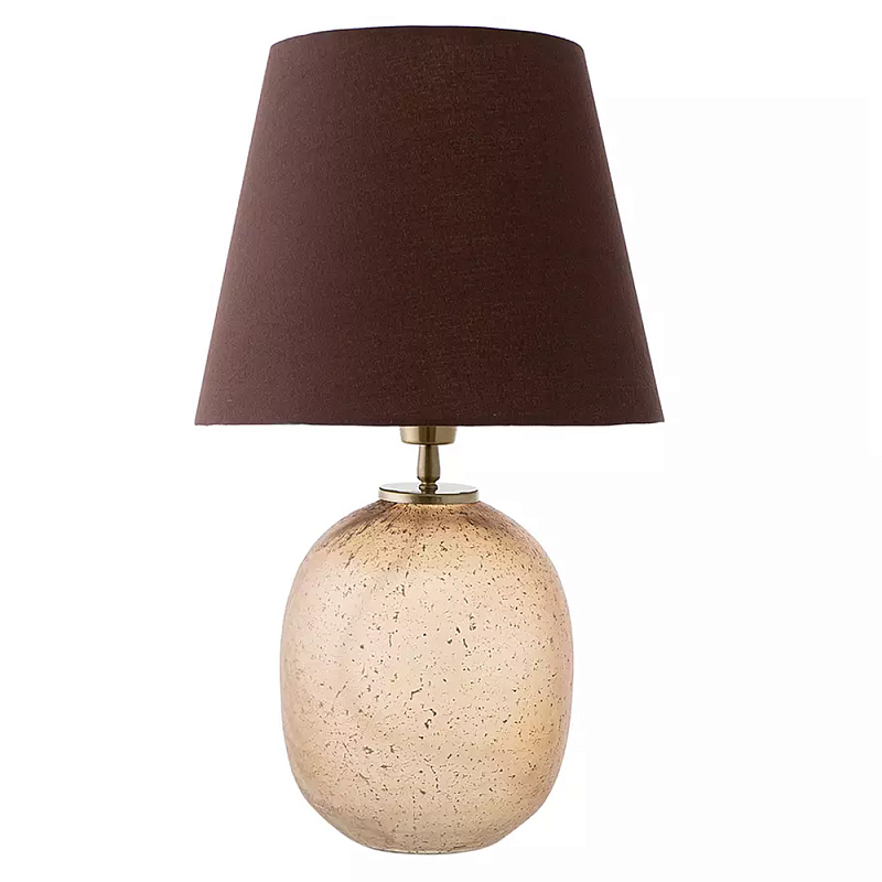 Настольная лампа с тканевым абажуром на овальном основании Lampshade on Oval Base Терракотовый Настольная лампа с тканевым абажуром на овальном основании Lampshade on Oval Base Терракотовый в Твери | Loft Concept