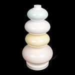 Настольная лампа из стеклянных сфер в пастельных тонах Высота 40 см Pastel Lunaria варинант исполнения - 3 | Loft Concept в Твери