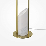 Напольный торшер светодионый золотой Lumen Duo варинант исполнения - 4 | Loft Concept в Твери