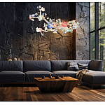 Люстра с цветочным декором Miscellaneous herbs варинант исполнения - 5 | Loft Concept в Твери