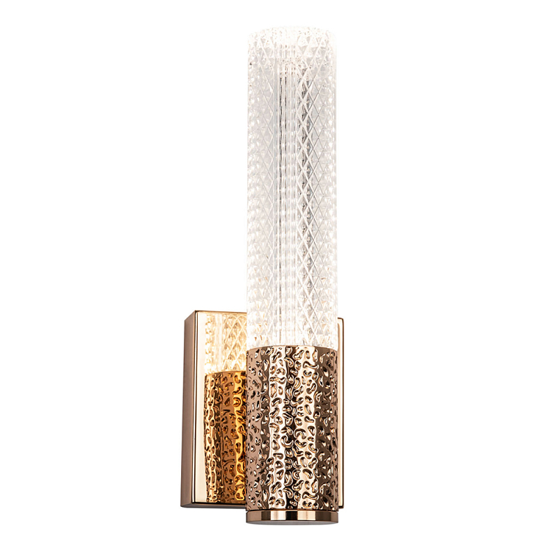 Бра Dew Drops Tube Gold Wall Lamp Прозрачный Золотой в Твери | Loft Concept 