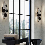 Бра светодиодное из черно-белых дисков Contrast Sample варинант исполнения - 7 | Loft Concept в Твери
