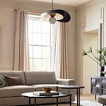 Люстра круглая с 2-мя металлическими абажурами Andromeda варинант исполнения - 6 | Loft Concept в Твери