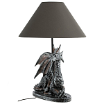 Настольная лампа с абажуром Дракон Silver Dragon варинант исполнения - 1 | Loft Concept в Твери