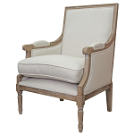 Кресло William Classical Armchair beige flax варинант исполнения - 3 | Loft Concept в Твери
