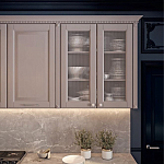 Угловая кухня с островом из массива дерева Amaline Kitchen Set варинант исполнения - 2 | Loft Concept в Твери