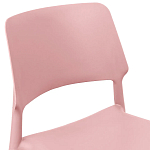 Пластиковый стул на ножках из массива бука Ferret Pink варинант исполнения - 5 | Loft Concept в Твери