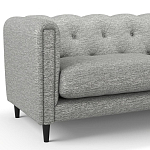 Мебельная ткань Шенилл серый цвет 138 см T4-34 варинант исполнения - 7 | Loft Concept в Твери