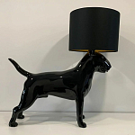 Лампа COLLECTION OF DOGS с абажуром Бультерьер варинант исполнения - 9 | Loft Concept в Твери