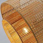 Подвесной светильник с абажуром из плтеного бамбука Light Inside the Cell варинант исполнения - 5 | Loft Concept в Твери