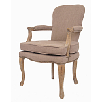 Кресло Aubrey Classical Armchair brown flax варинант исполнения - 3 | Loft Concept в Твери