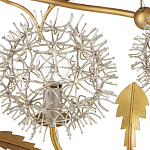 Люстра круглая с декором в виде цветков одуванчика Hanging Dandelion варинант исполнения - 1 | Loft Concept в Твери