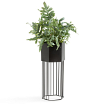 Кашпо Elevated Planters Сlive 59 черное  варинант исполнения - 2 | Loft Concept в Твери