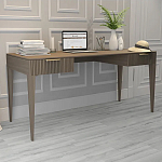 Рабочий стол коричневый с 2-мя ящиками Harper Line варинант исполнения - 2 | Loft Concept в Твери