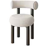 Стул с обивкой букле Pierres Grey Boucle Chair варинант исполнения - 1 | Loft Concept в Твери