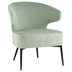 Современное мягкое кресло на металлических ножках Rakush Pistachio варинант исполнения - 1 | Loft Concept в Твери