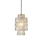 Подвесной светильник с декором из натуральной морской ракушки Iridescent Light варинант исполнения - 1 | Loft Concept в Твери