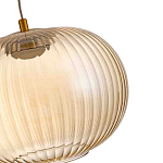 Подвесной светильник с янтарным рифленым стеклянным плафоном Ferm Living варинант исполнения - 6 | Loft Concept в Твери