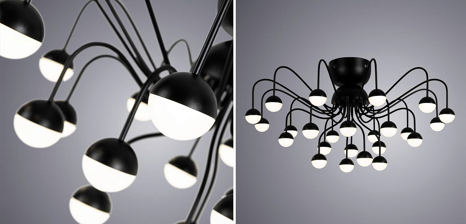 Потолочная люстра Vilelme Chandelier black Потолочная люстра Vilelme Chandelier black - Loft-Concept в Твери