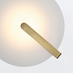 Потолочный светильник в форме плоского диска из белого матового стекла Eurofase варинант исполнения - 4 | Loft Concept в Твери