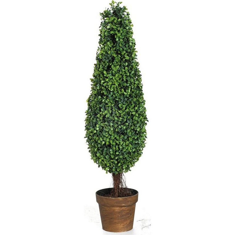 Декоративный искусственное растение Boxwood tree Зеленый Бежевый Коричневый в Твери | Loft Concept 