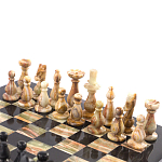 Шахматы настольные из натурального камня Оникс Decorative Thematic Chess варинант исполнения - 2 | Loft Concept в Твери