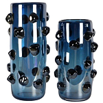 Ваза Molecule Vase Glass Blue Spheres варинант исполнения - 1 | Loft Concept в Твери