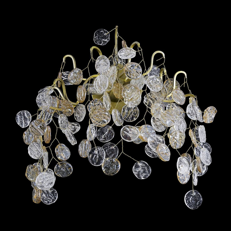 Бра FAIRYTREE Sconces Золотой Прозрачное Стекло в Твери | Loft Concept 