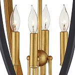 Подвесной светильник в форме фонаря чёрного цвета Black Lantern варинант исполнения - 2 | Loft Concept в Твери