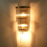 Бра с золотистым основанием и прозрачными трубками Nembus варинант исполнения - 6 | Loft Concept в Твери