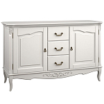 Буфет белый из массива бука с 3-мя ящиками и 2-мя дверцами White Provence варинант исполнения - 1 | Loft Concept в Твери