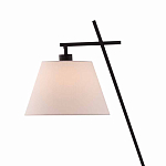 Торшер с черным наклонным корпусом и конусовидным абажуром Black Tripod варинант исполнения - 1 | Loft Concept в Твери