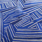 Мебельная ткань Жаккард синий принт 140 см T2-132 варинант исполнения - 1 | Loft Concept в Твери