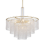Люстра многоярусная с каскадами кристаллов Crystal Rains варинант исполнения - 1 | Loft Concept в Твери