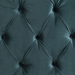 Кровать двуспальная зеленая с основанием из массива дерева с мягким изголовьем Velour Beds варинант исполнения - 2 | Loft Concept в Твери