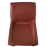 Стул коричневый из искуственной кожи на 4-х ножках Enigma Brown варинант исполнения - 3 | Loft Concept в Твери